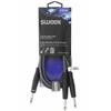CAVO JACK SWEEX SWOP23100E15 CAVO AUDIO JACK MASCHIO STEREO 6.35 mm - 2x 6.35 mm JACK MASCHIO MONO 1,5 MT GRIGIO